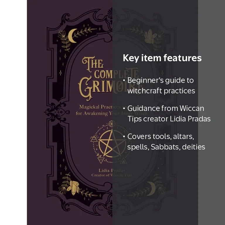 Lidia Pradas, The Complete Grimoire, Magickal Practices and Spells