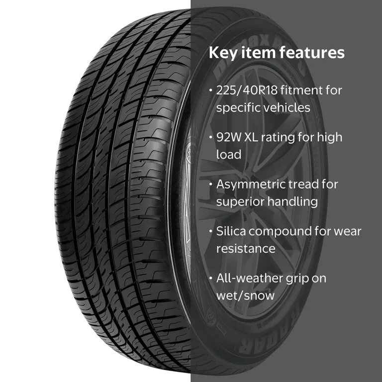 Radar Dimax AS-8 225/40R18 92W XL All-Season Passenger Tire for