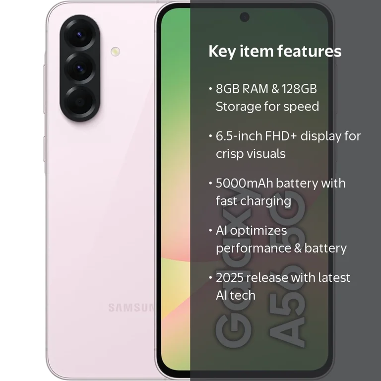 Samsung Galaxy A56 5G 2025 (8GB RAM, 128GB) AI Smartphone | GSM
