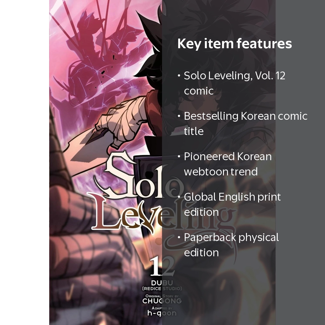 CHUGONG, Comic, Solo Leveling, Vol. 12, Paperback, Action Fantasy