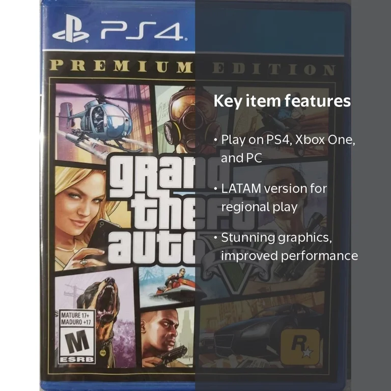 Grand Theft Auto V Premium Online Edition LATAM - PlayStation 4