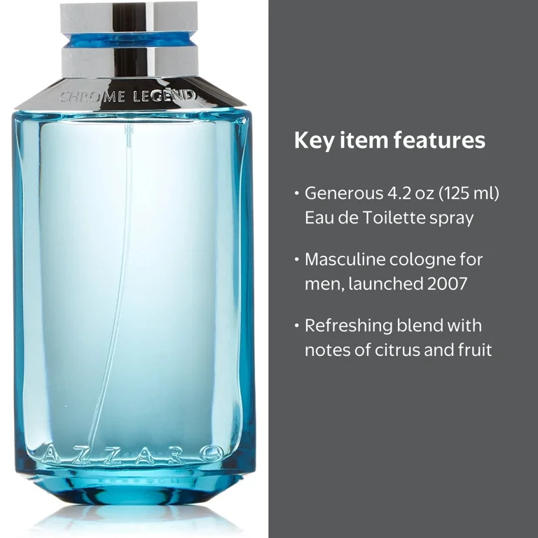 Azzaro, Chrome Legend Eau De Toilette Spray, 4.2 oz - Walmart.com