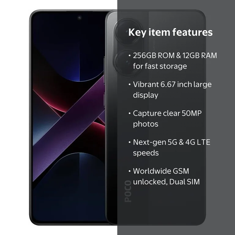 Xiaomi, Poco X7 PRO 5G, 256GB ROM 12GB RAM, Dual SIM Unlocked