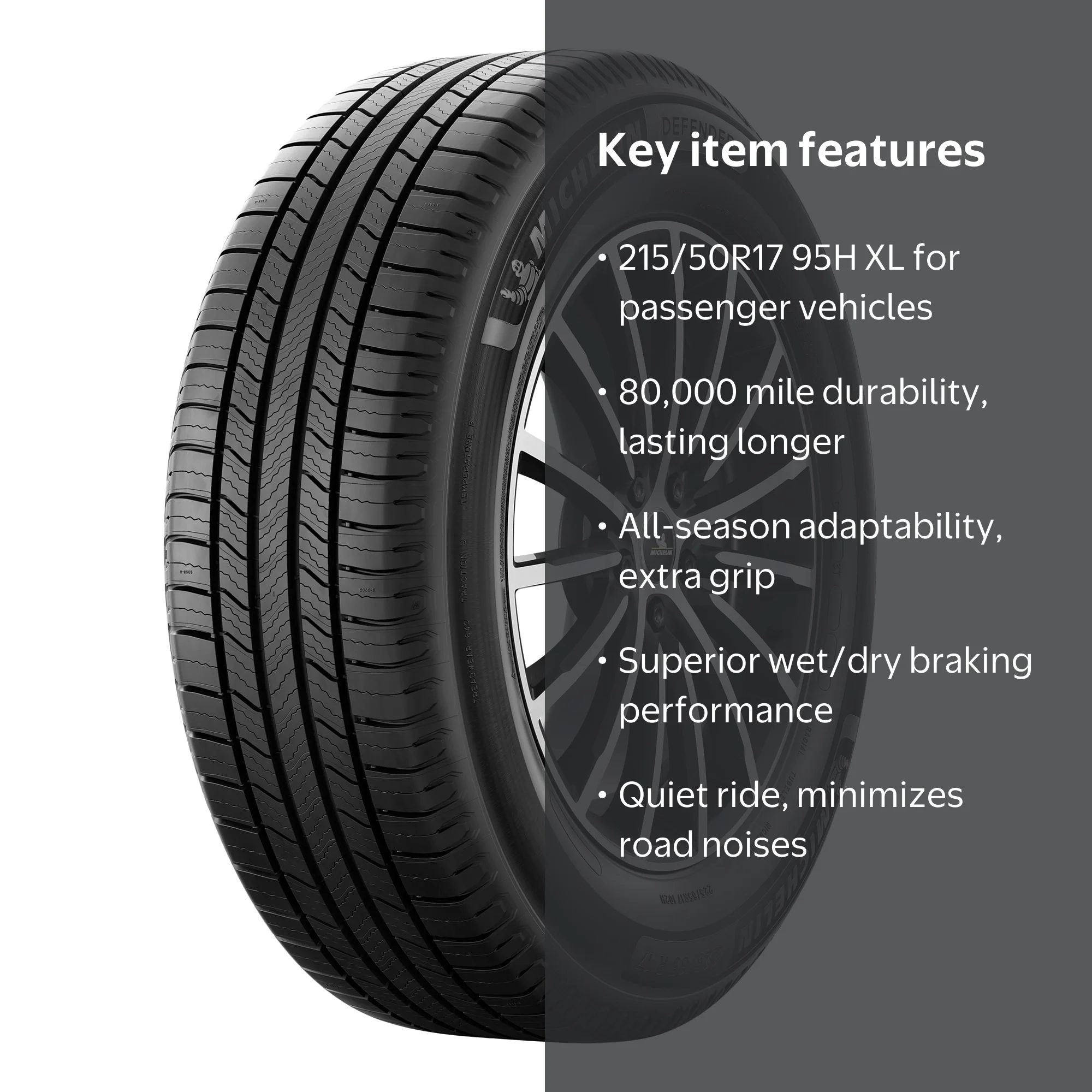 Michelin Defender 2 All Season 215/50R17 95H XL Passenger Tire