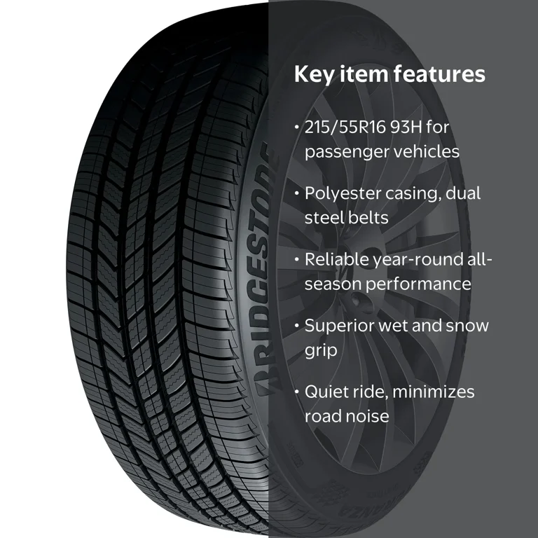 Bridgestone Turanza QuietTrack All Season 215/55R16 93H Passenger