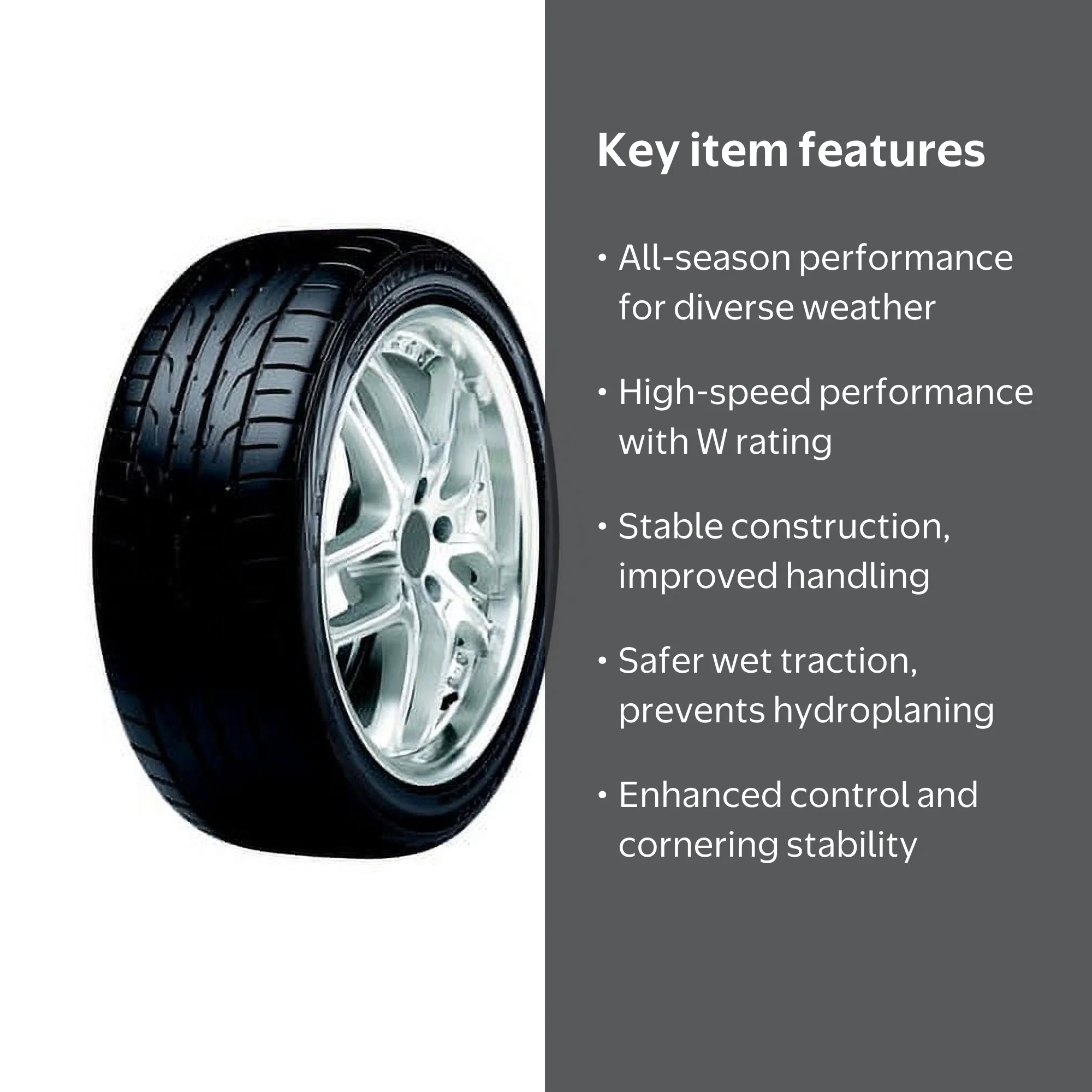 Dunlop Sp Sport 5000 215/45R18 89W Performance Tire - Walmart.com