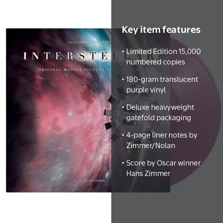 Hans Zimmer - Interstellar Limited Edition Soundtrack - 180-Gram