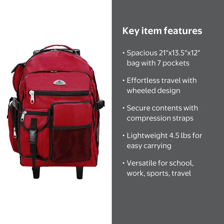 21 travel backpack star cloud Rolling for Women, 21