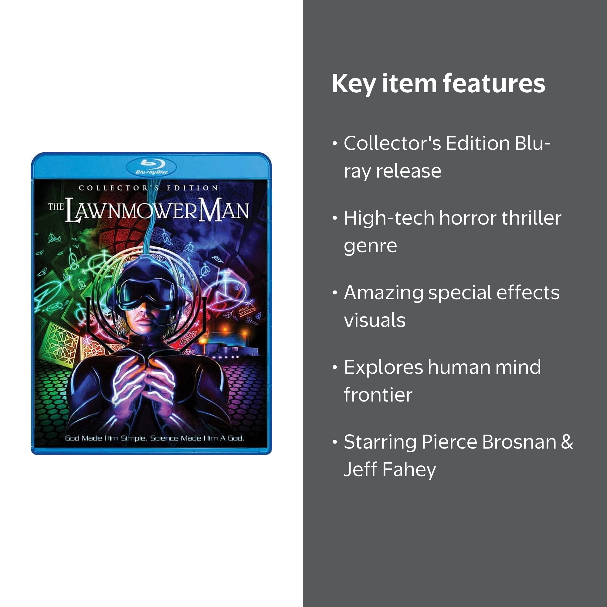 The Lawnmower Man (Collector's Edition) (Blu-ray) - Walmart.com