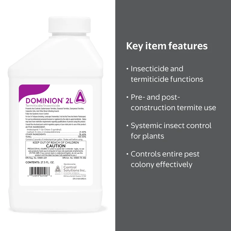Control Solutions Dominion 2L Termiticide/Insecticide - 1 Case (6