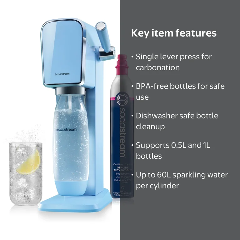 SodaStream Art Sparkling Water Maker Machine, Mist System - Misty