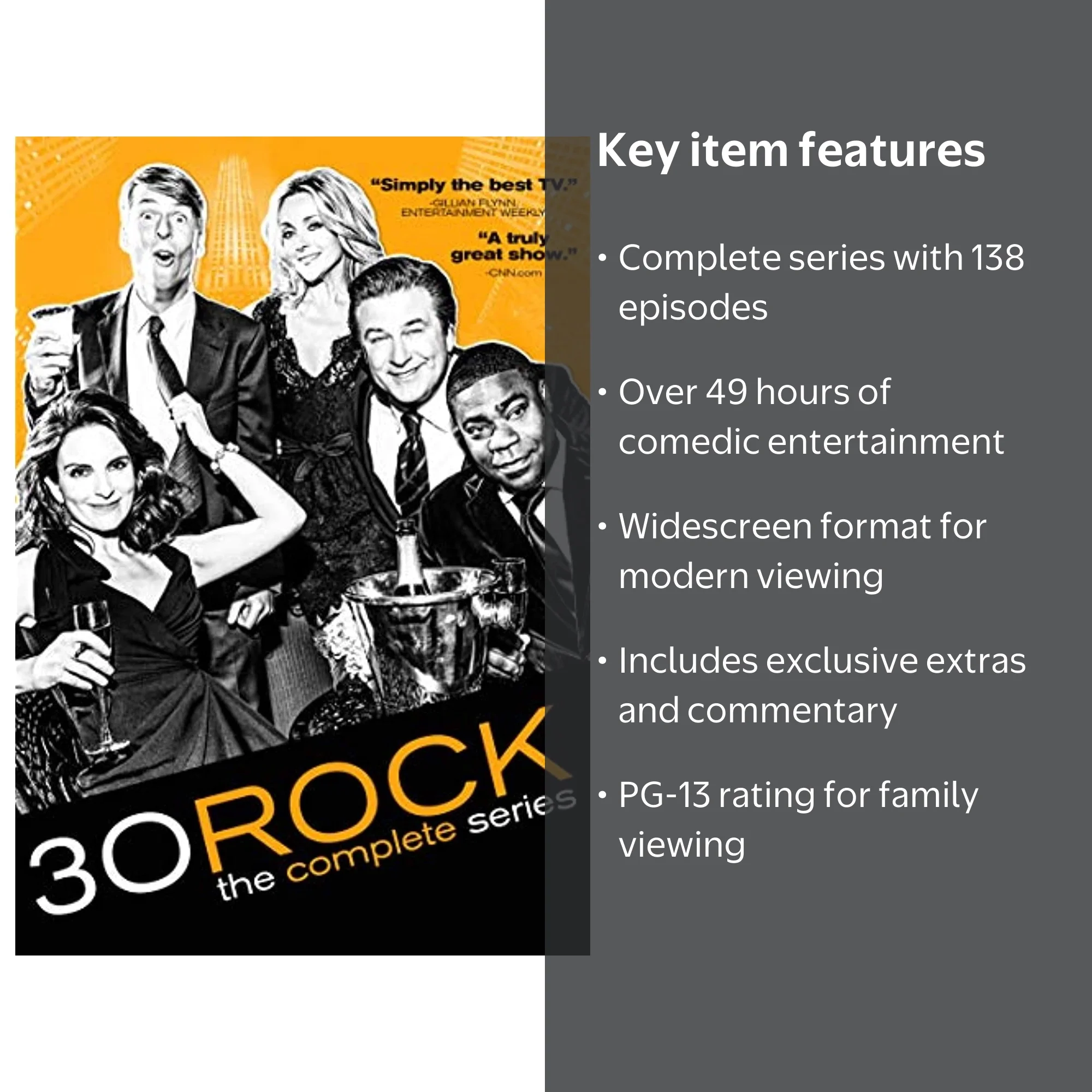 30 Rock: The Complete Series Box Set (DVD), Comedy by Mill Creek