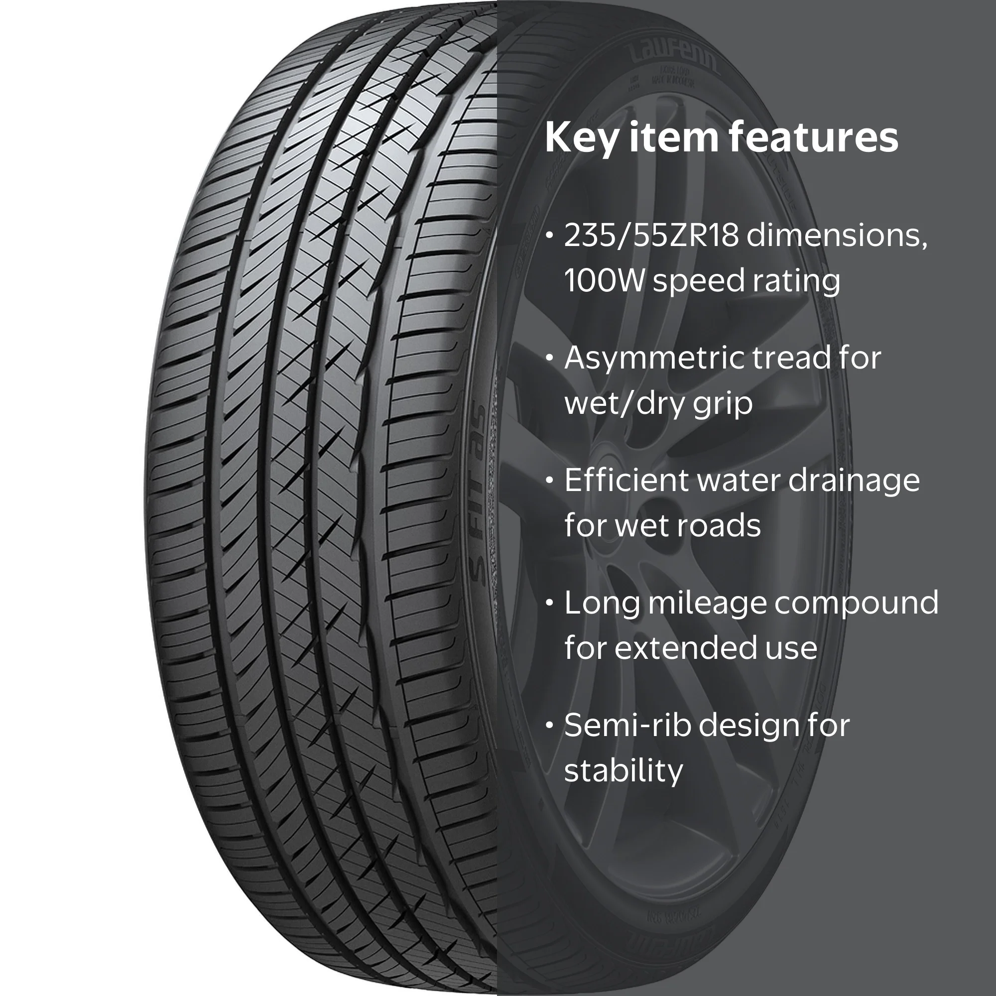 Laufenn S FIT AS LH01 All Season 235/55ZR18 100W Passenger Tire