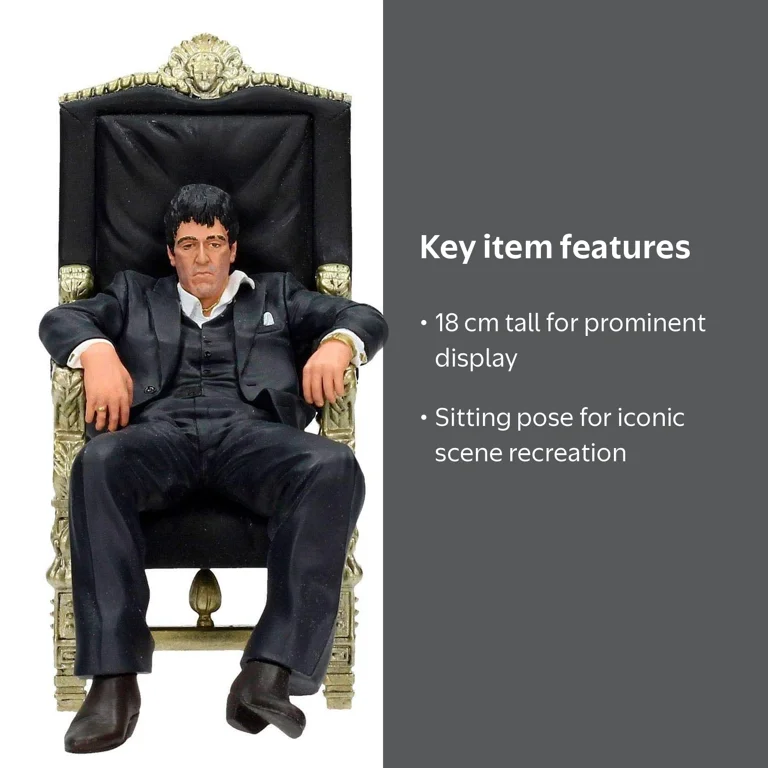 SD Toys Merchandising, Sitting Up Figure, 18 cm, Scarface Tony