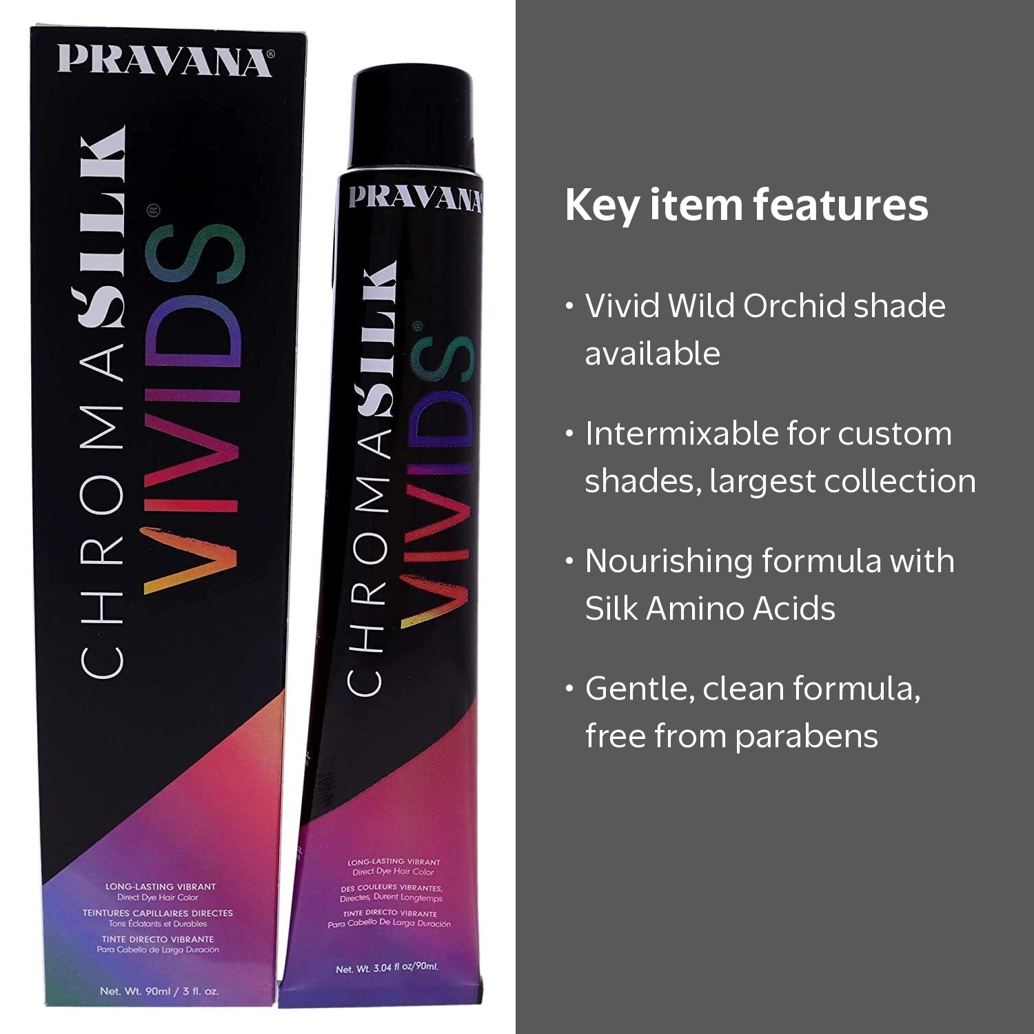 Pravana ChromaSilk VIVIDS Semi-Permanent Color 3 oz., Choose your