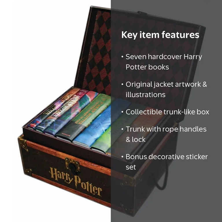 Complete Harry Potter Hardcover Boxed Set: Scholastic Books 1-7