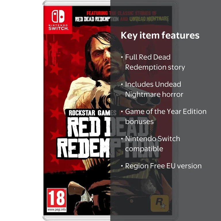 Rockstar Games Red Dead Redemption, Nintendo Switch, Western