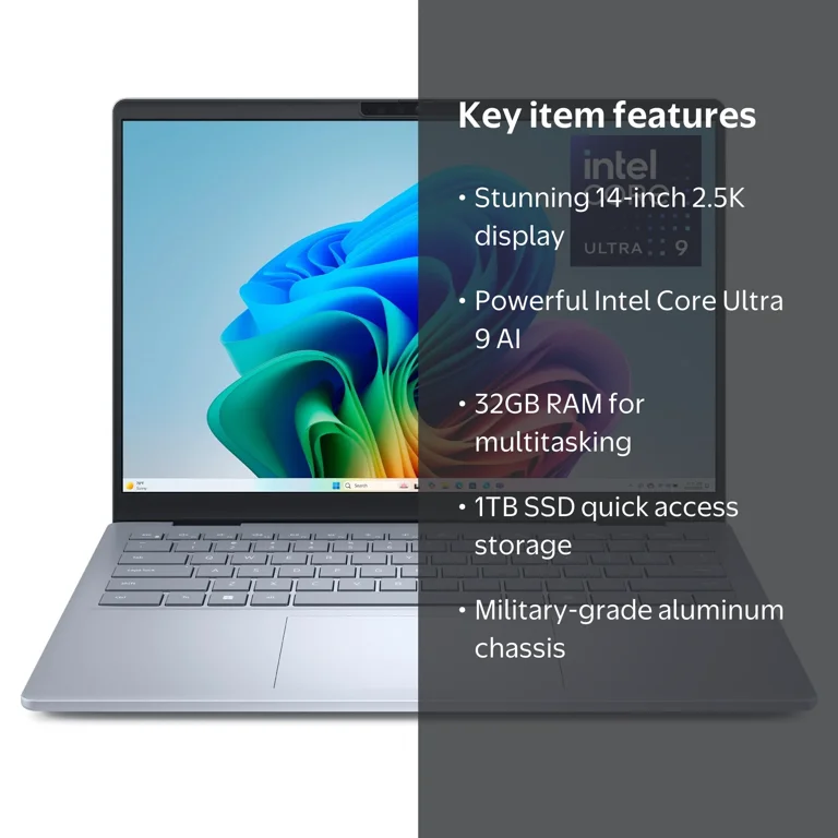 Dell 14 Plus Laptop DB14250-14-inch 16:10 2.5K (2560x1600) Display