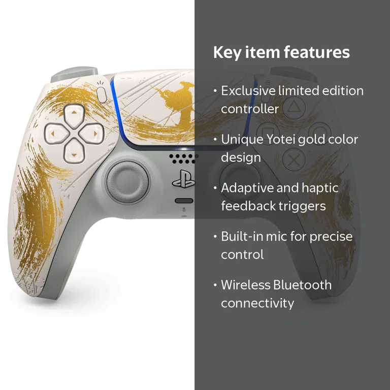 Sony PS5 DualSense Wireless Controller - Ghost of Yotei Gold Ltd
