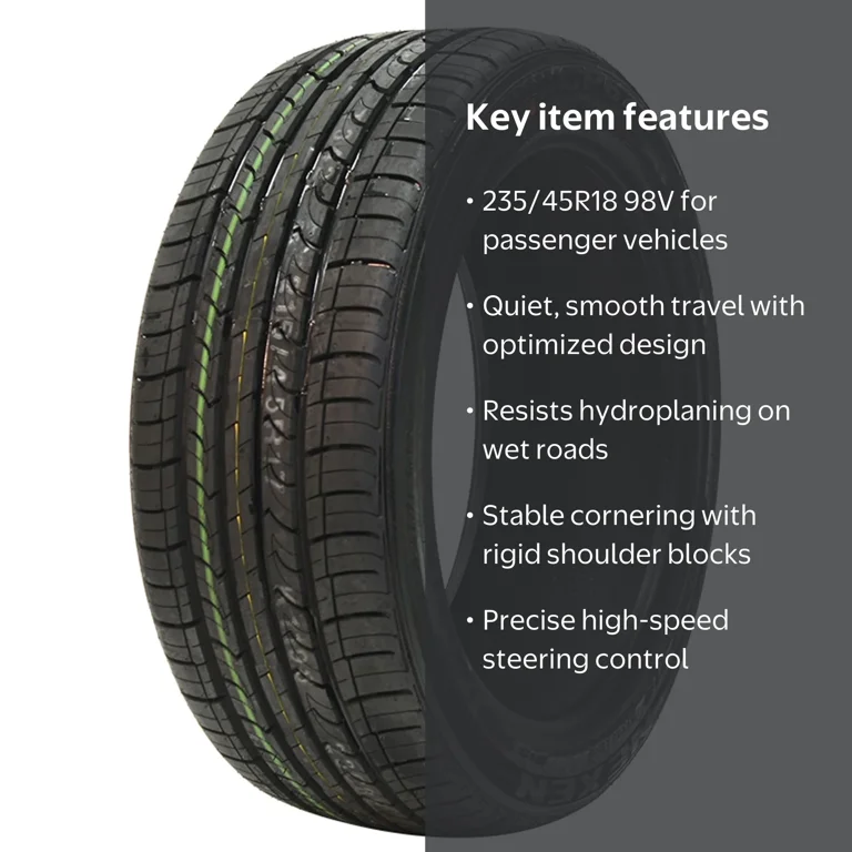 Nexen CP672 All Season Passenger Tire, 235/45R18 98V, Sports Cars