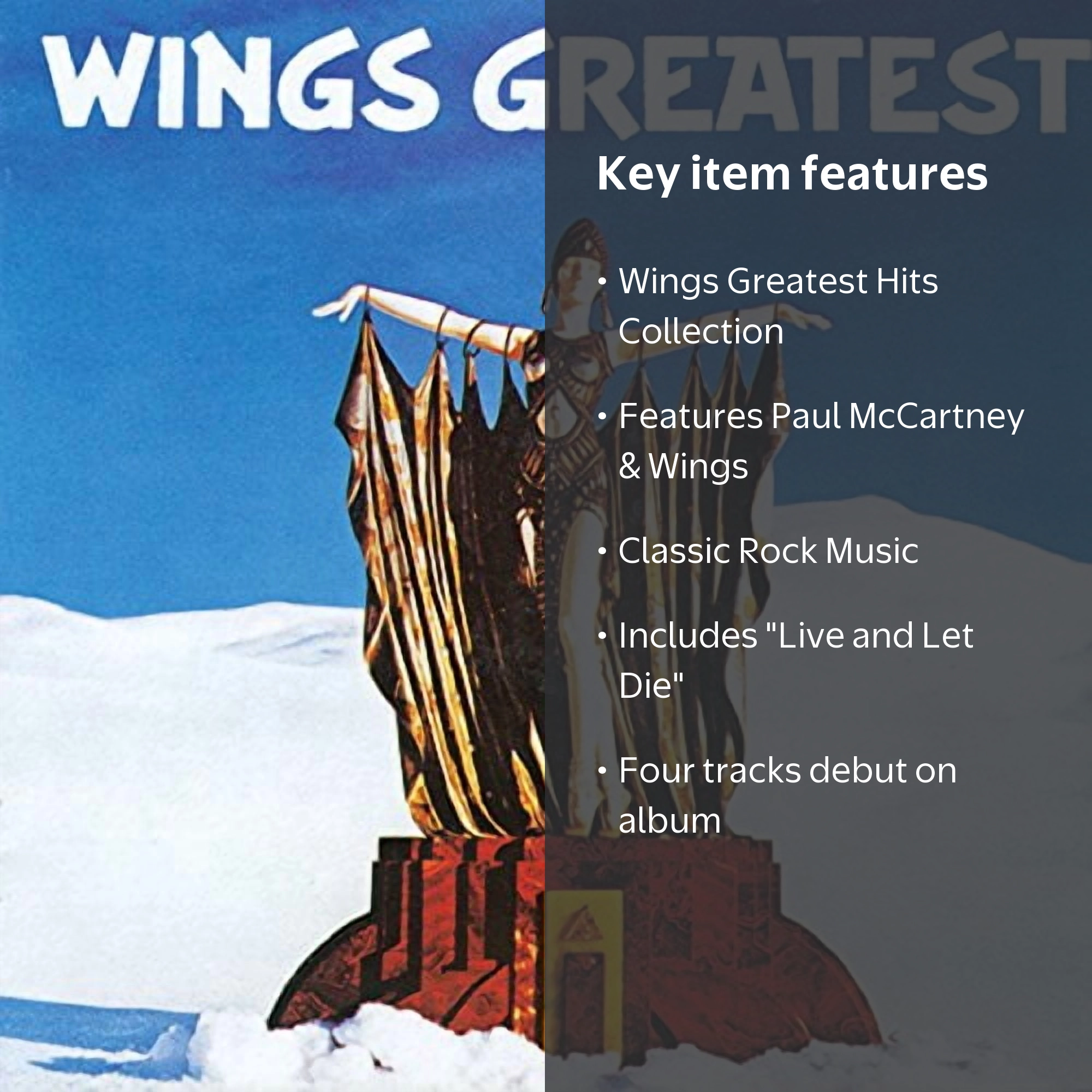 Paul McCartney - Wings Greatest Hits - Rock Music CD - Walmart.com