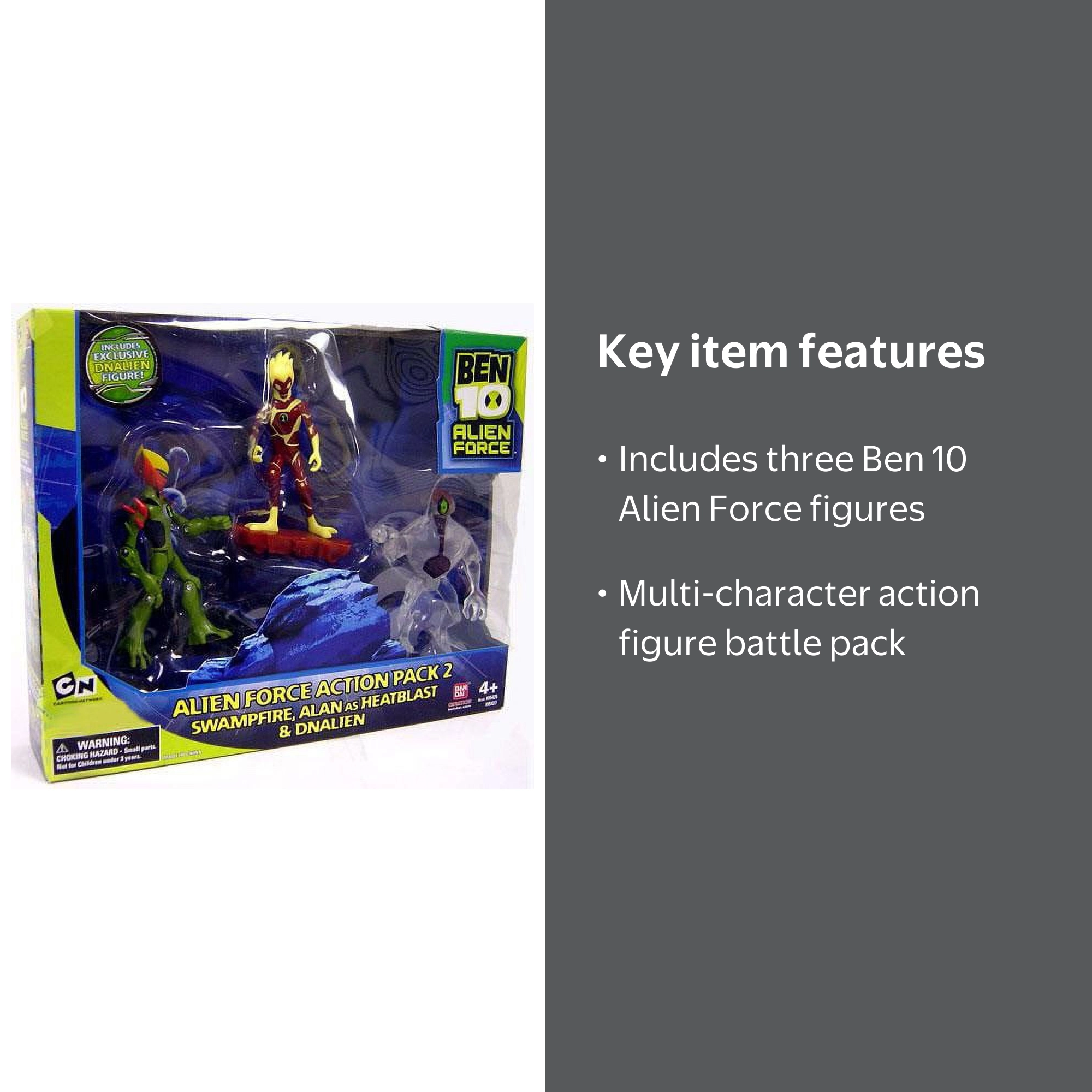 Ben 10 Alien Force Action Pack 2 Action Figure Set (Set #1
