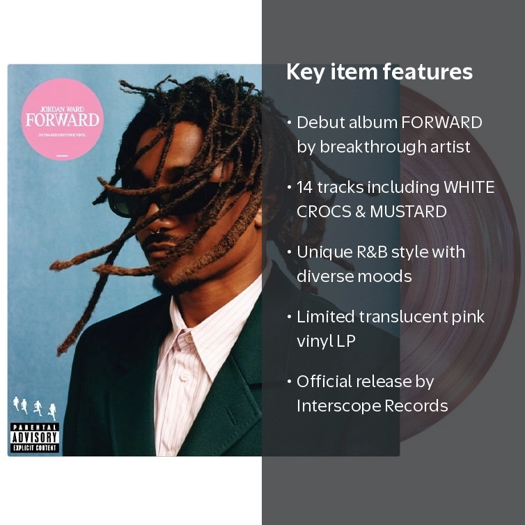 Jordan Ward - FORWARD [Translucent Pink LP] - Vinyl - Walmart.com