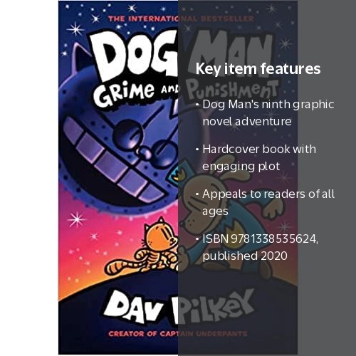 Dav Pilkey, Dog Man, Grime and Punishment, Graphic Novel