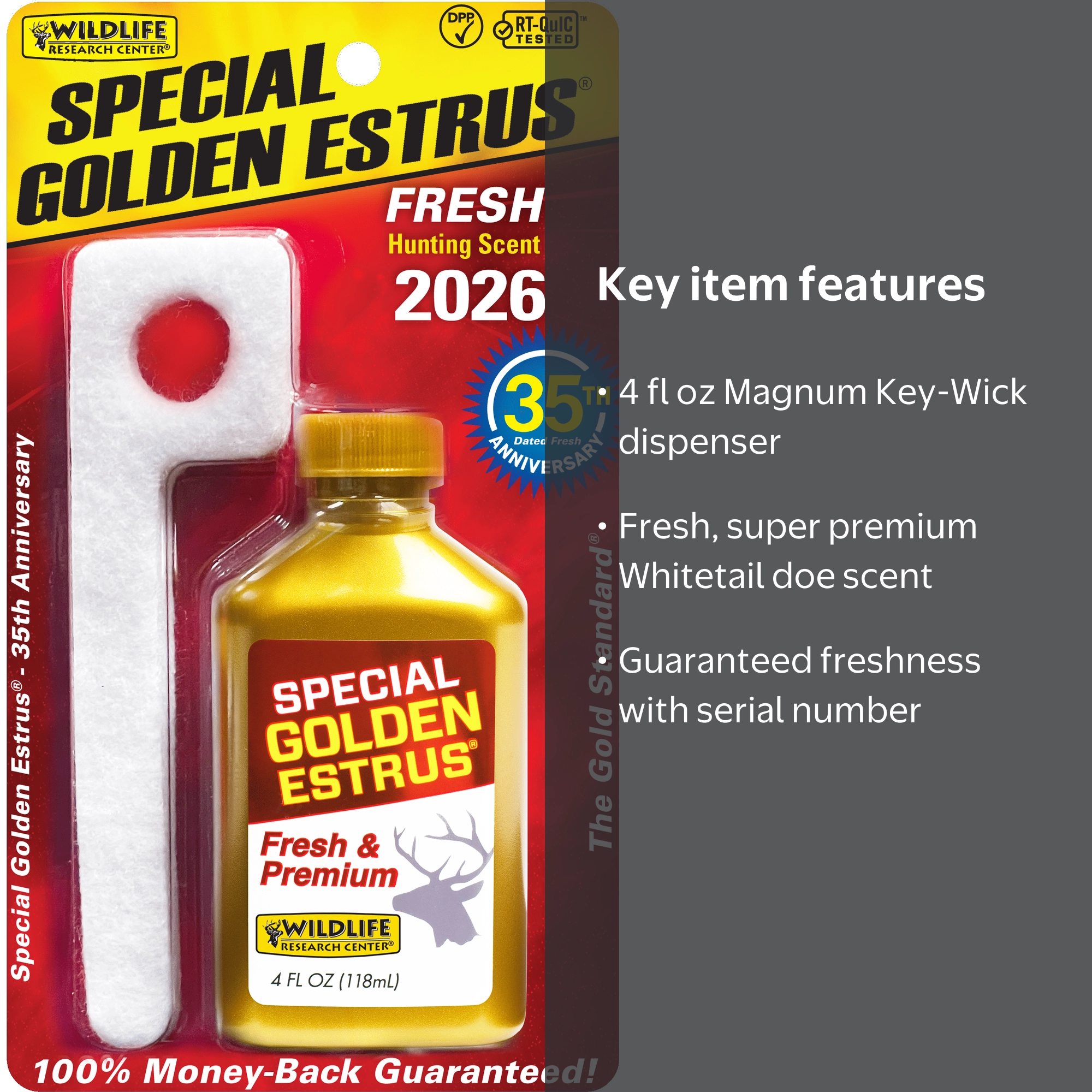Wildlife Research Center Special Golden Estrus 4oz Doe Estrous