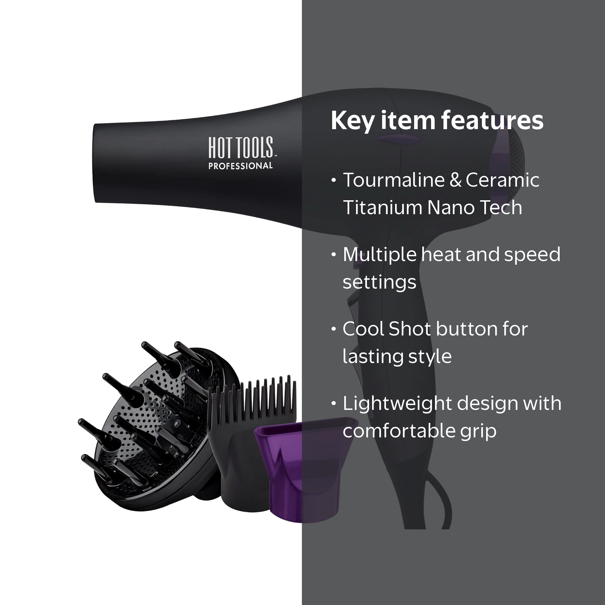 Hot Tools, Salon Dryer, 1043, Turbo Ionic High Speed Electric