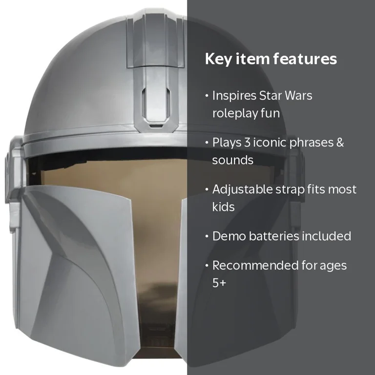 Star Wars, Electronic Mask, with Phrases and SFX, Ages 5 and Up