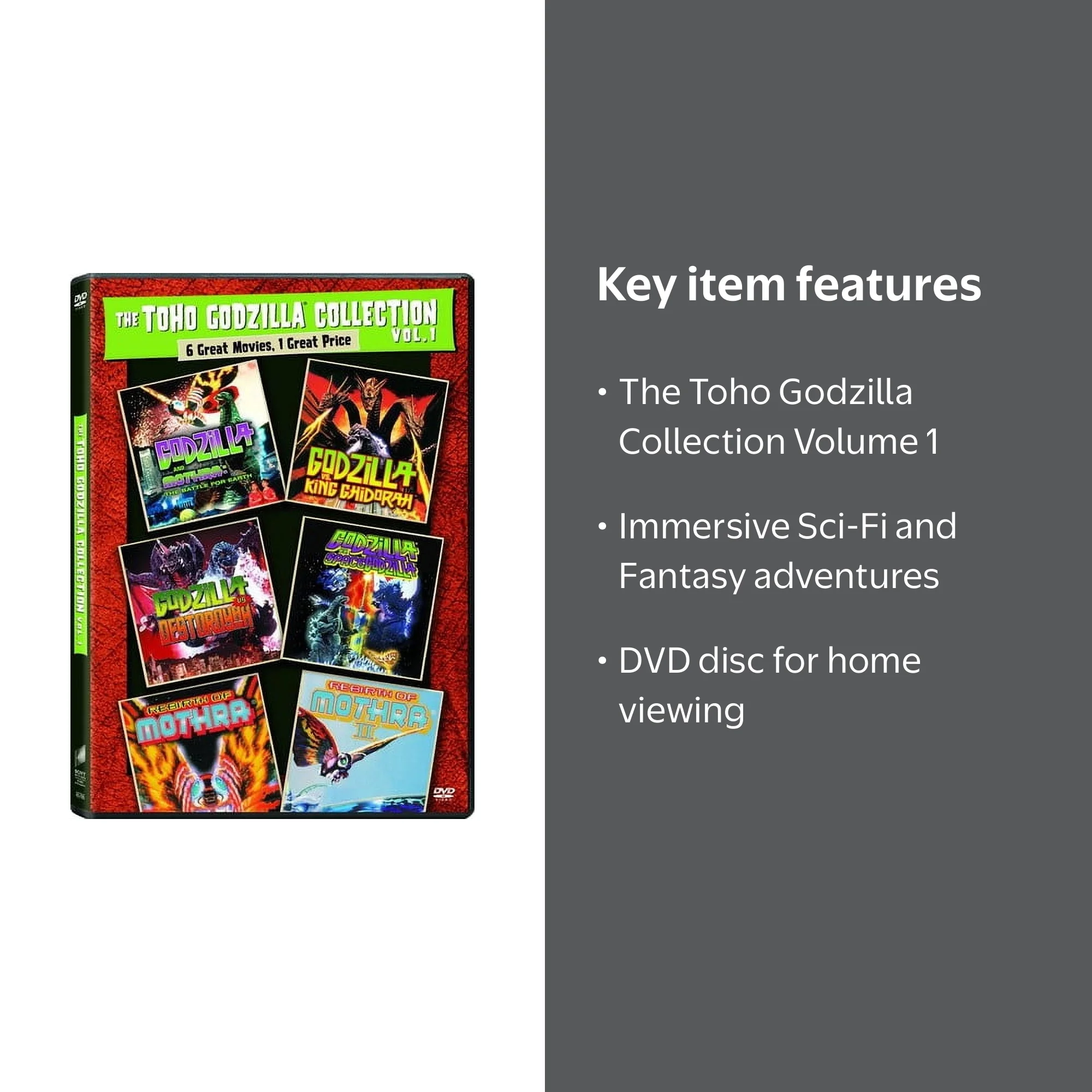 The Toho Godzilla Collection: Volume 1 (DVD), Sony Pictures, Sci