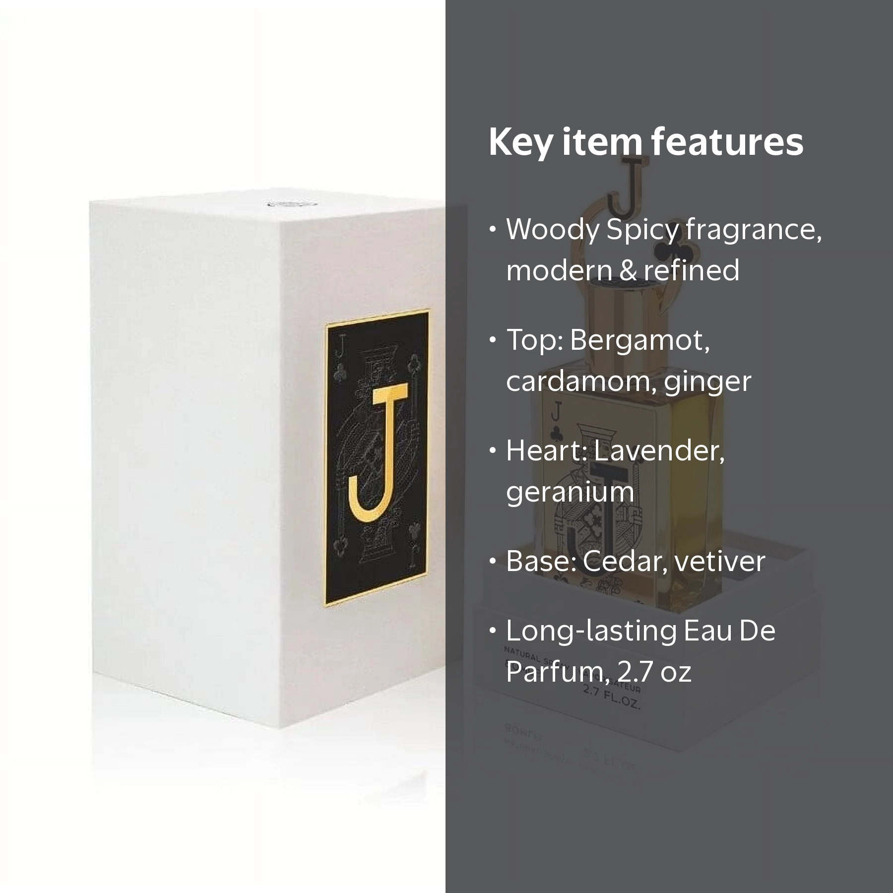 Fragrance World Jack Of Clubs for Unisex, EDP Spray 2.7 oz with