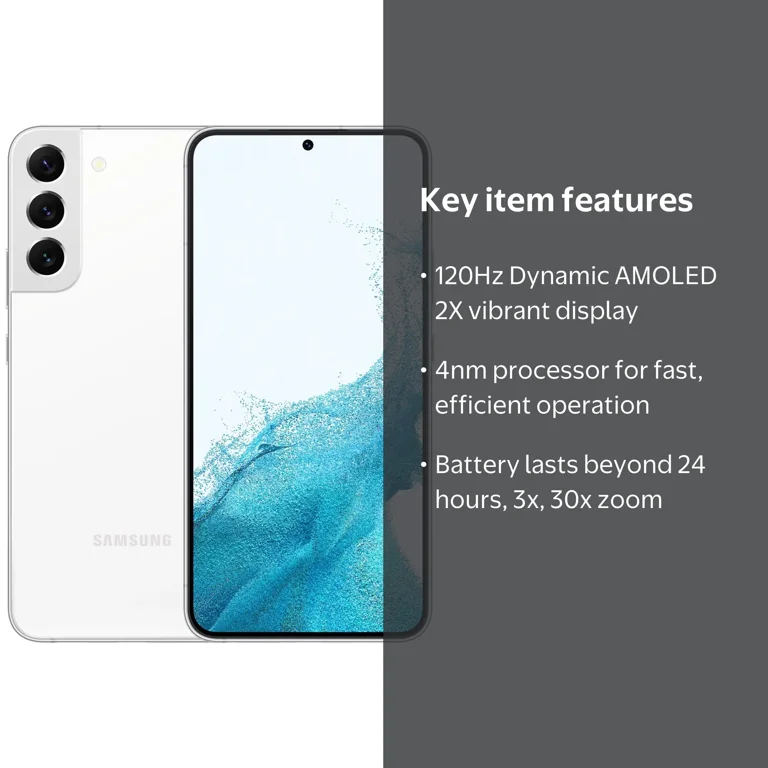 Samsung Galaxy S22+ 5G, 128GB Unlocked - White - Walmart.com
