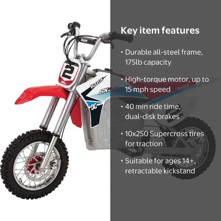 Razor Dirt Rocket SX500 McGrath - Ages 14+ and riders up to 175