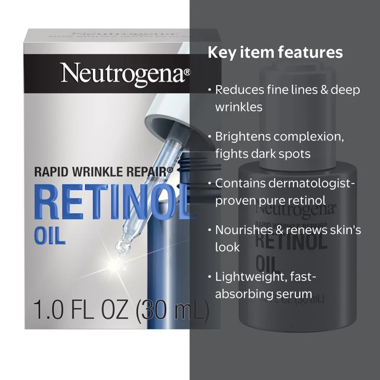 Neutrogena Rapid Anti-Deep Wrinkle Repair Retinol Oil Facial Serum