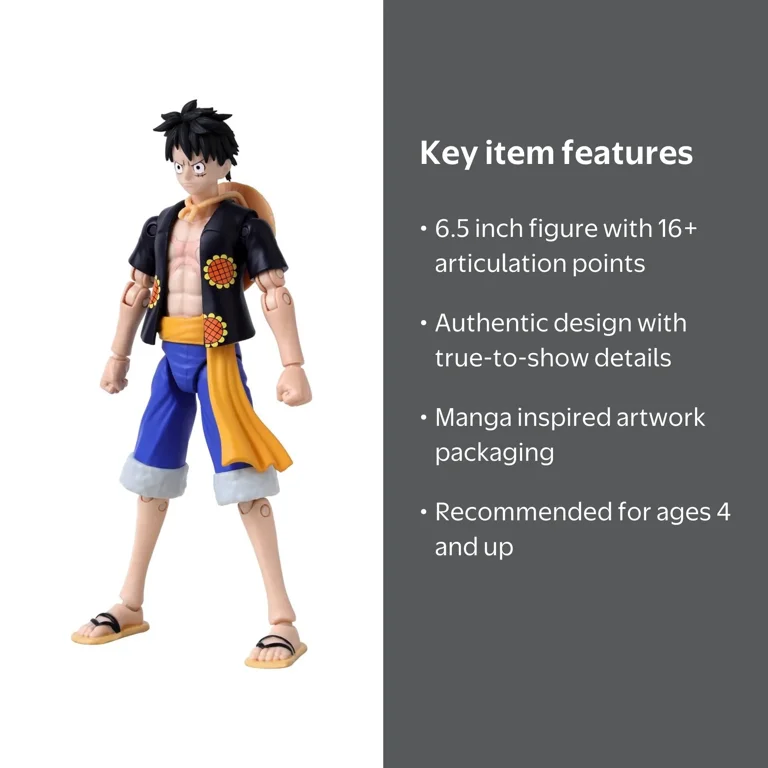 Anime Heroes - One Piece Monkey D. Luffy Dressrosa 6.5