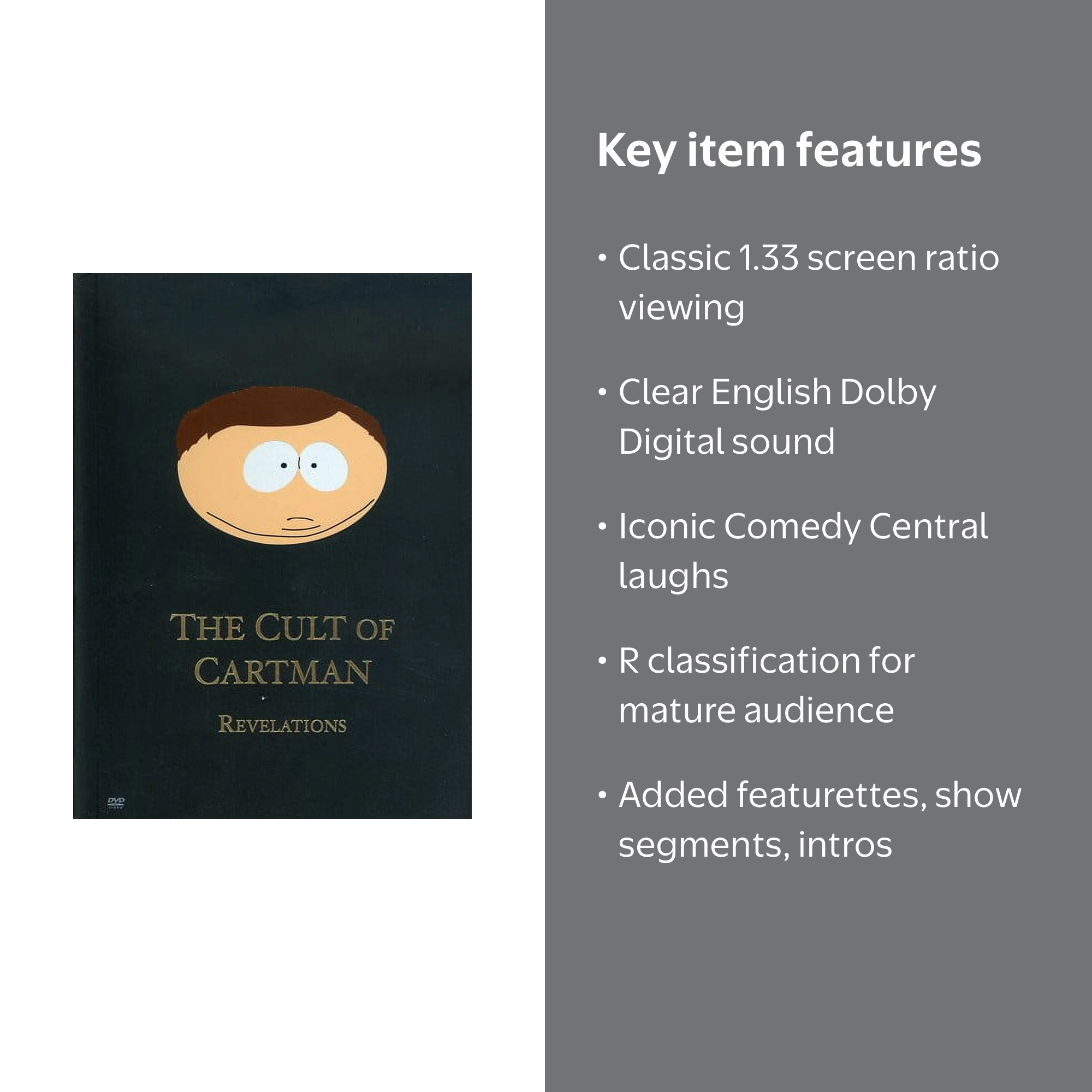 South Park: Cult of Cartman (DVD), Comedy Central, Comedy