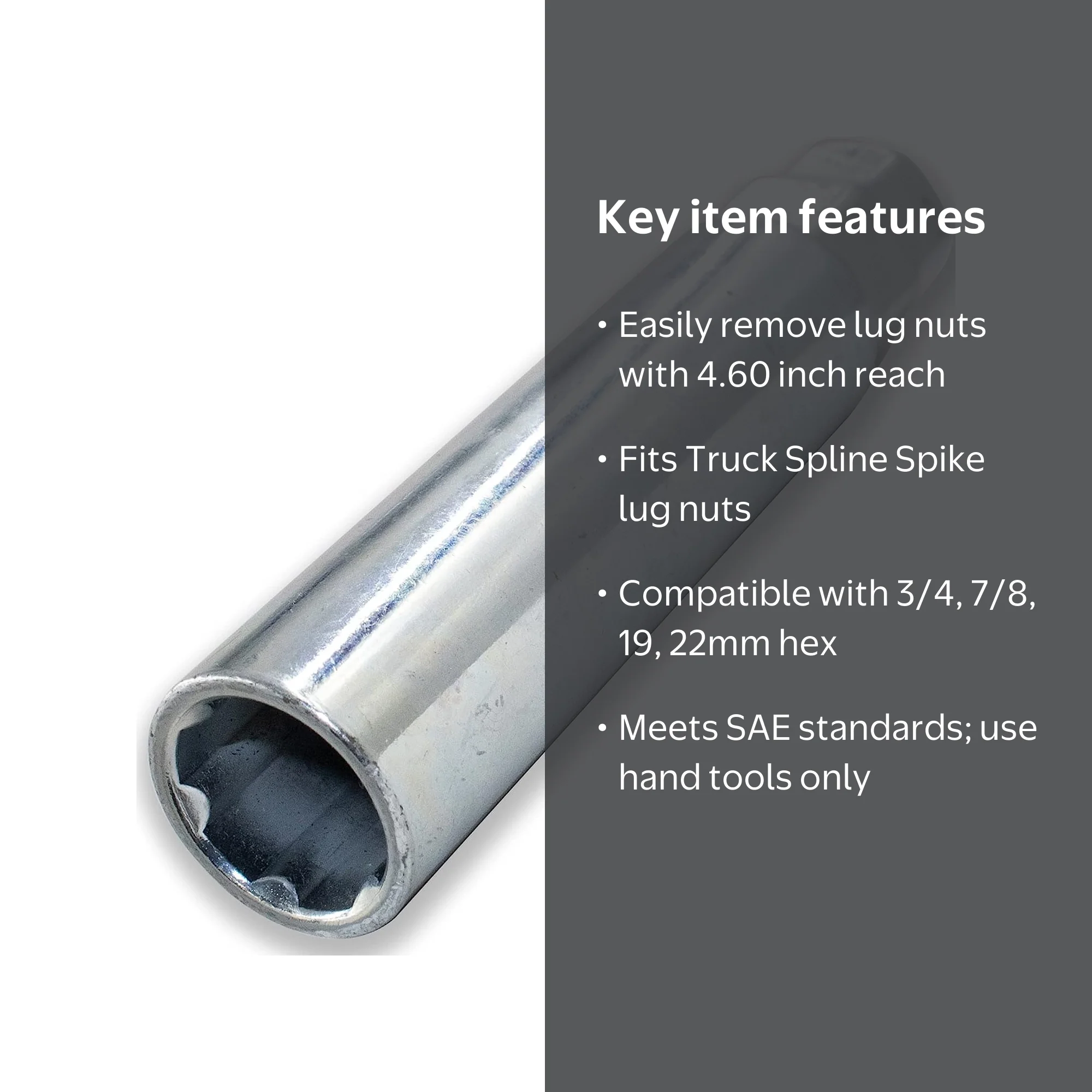 Wheel Accessories Parts, Lug Nut Key, 4.60