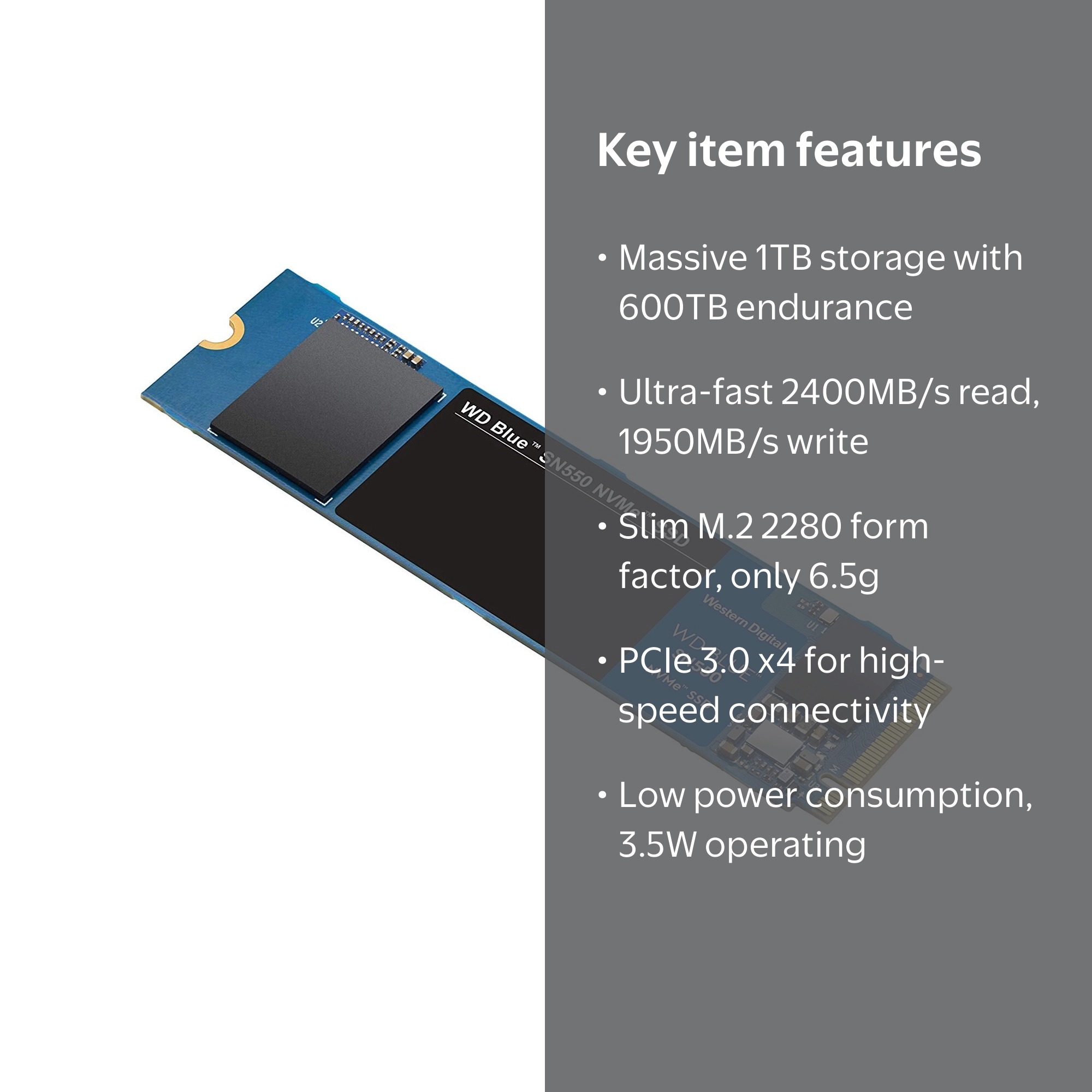 新品 Western Digital WD SN550 M2 SSD 1TB Amazon.com: Western Digital 1TB WD Blue SN550 NVMe Internal SSD
