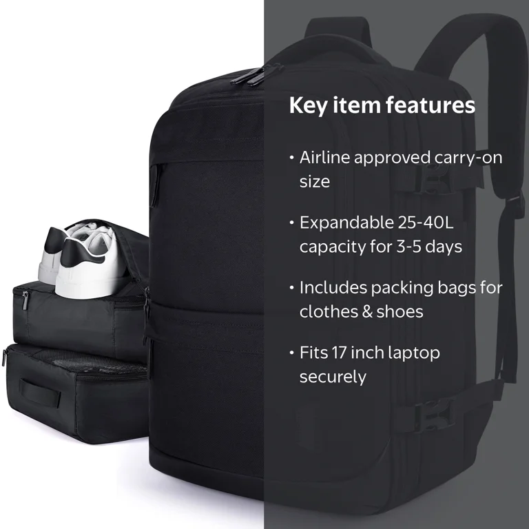 best budget 40l travel backpacks under 100 Tortuga Backpack Lite Black Multiple pockets to keep valuables safe Cabin Friendly Gregory Border Carry On 40