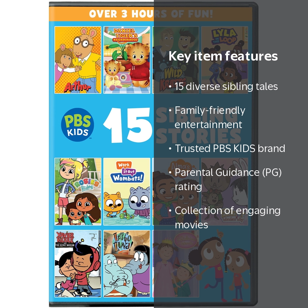 PBS, Sibling Stories Book, 15 Stories, Family Focus - Walmart.com