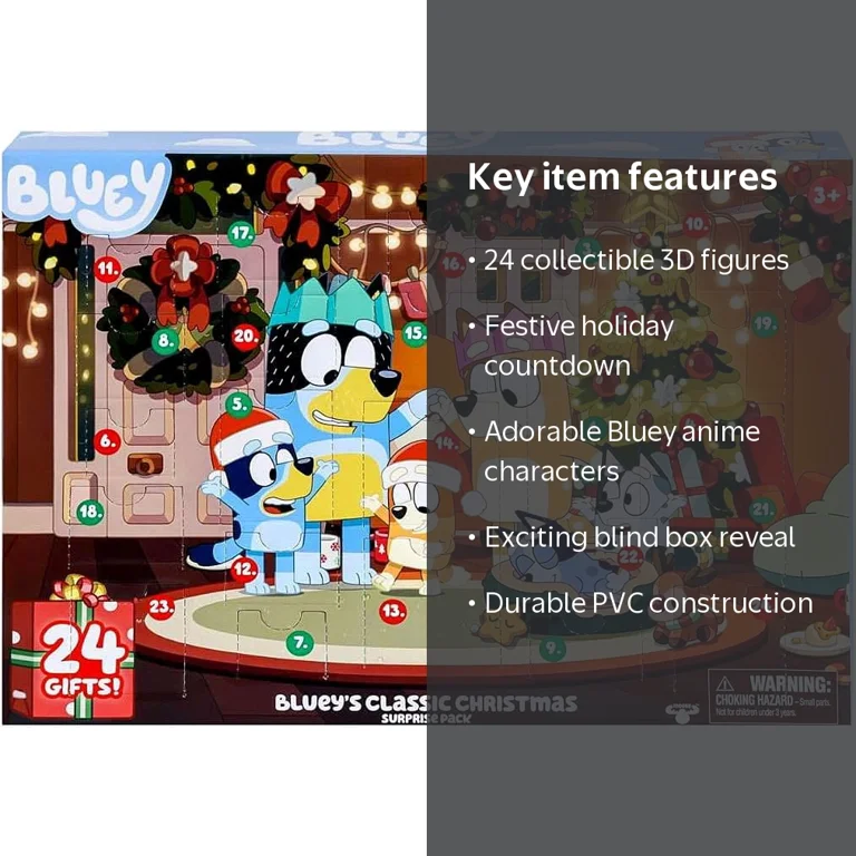 Bluey's Kids Classic Christmas Surprise Pack Advent Calendar