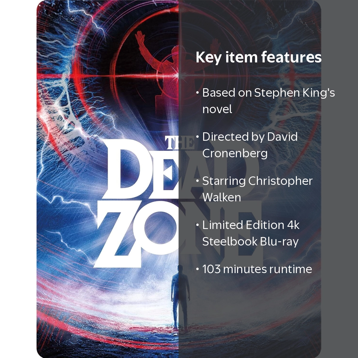Dead Zone (1983) (Steelbook) (4k) (Ltd) (Stbk) (Blu-ray) - Walmart.com