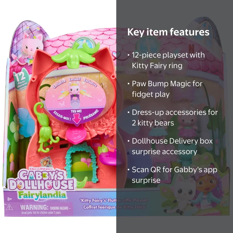 Gabby's Dollhouse Fairylandia, Kitty Fairy's Flutter-riffic