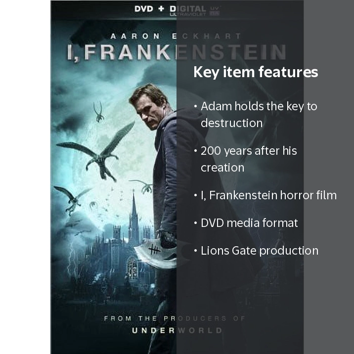 I, Frankenstein (DVD), Lions Gate, Horror - Walmart.com