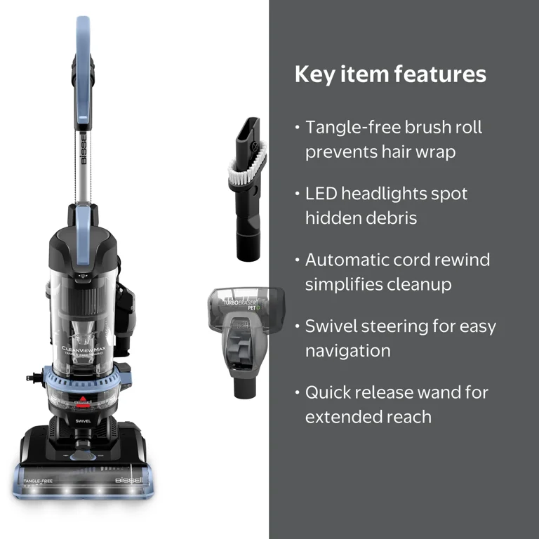 BISSELL® CleanView® Max Tangle-Free Rewind Upright Vacuum 4073L