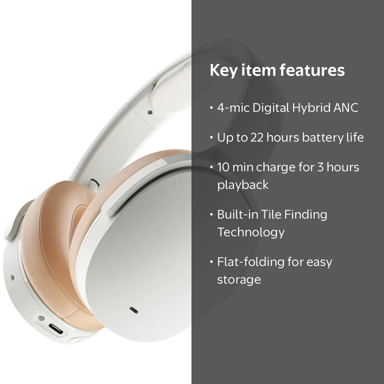 Skullcandy Hesh ANC Wireless Over-Ear Noise Cancelling Headphones