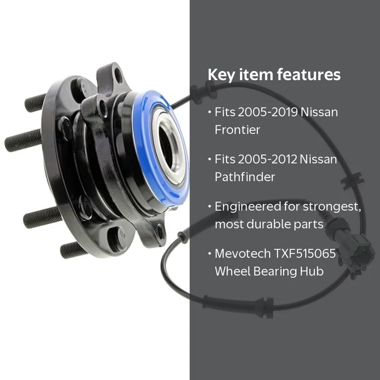 Mevotech TXF515065 Wheel Bearing and Hub Assembly Fits select