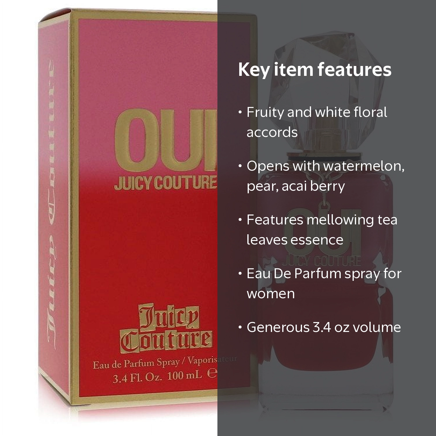 Juicy Couture Oui by Juicy Couture Eau De Parfum Spray 3.4 oz for